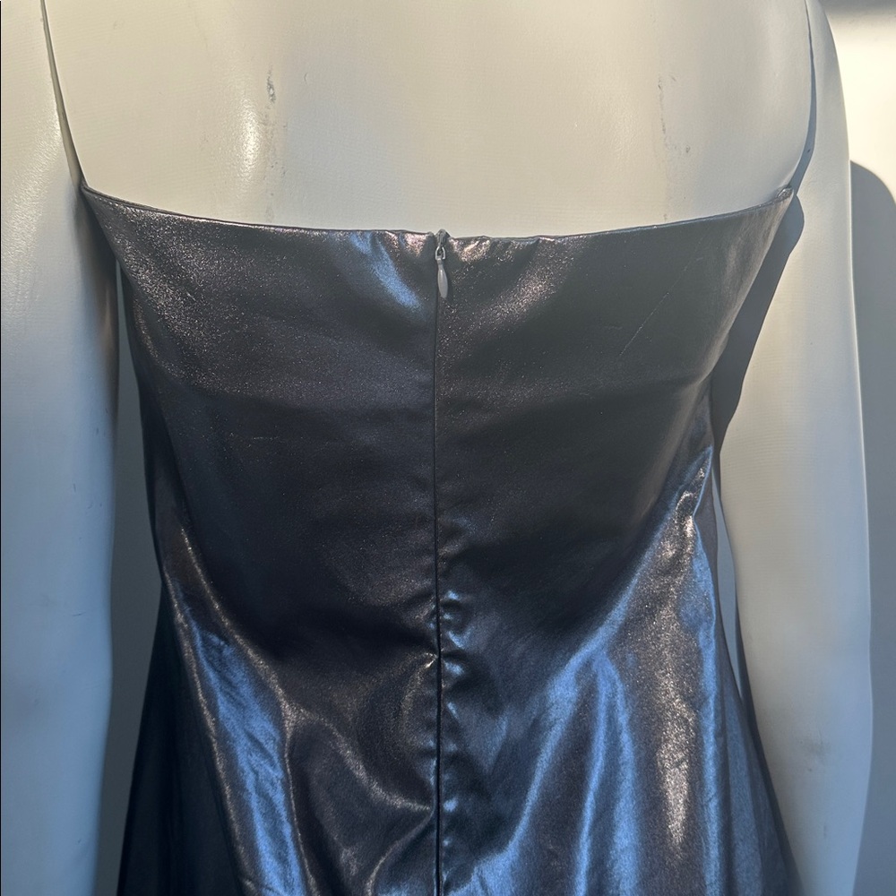 Zara Metallic Strapless Dress - Picture 10 of 10